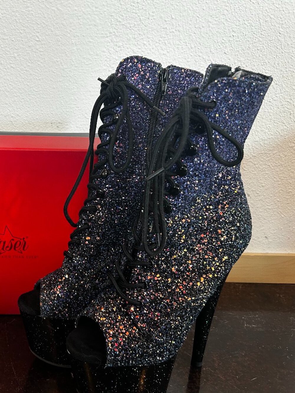 Glitter Pleaser Boots